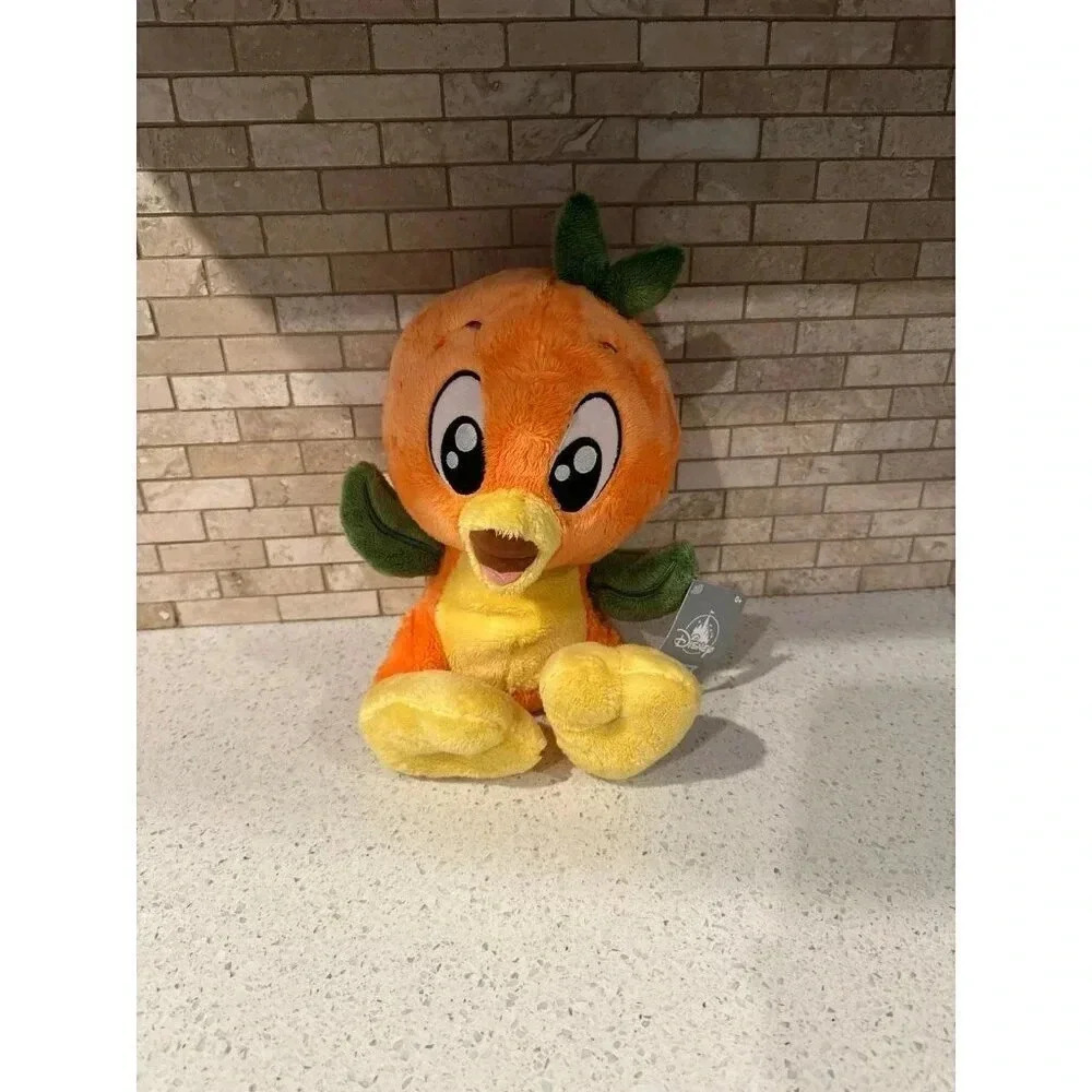 BNWT Disney Parks Orange Bird‎ Big Feet 10" Orange Scented Plush Toy b28